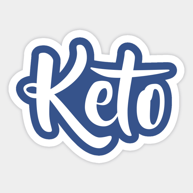Keto Sticker by FoodieTees